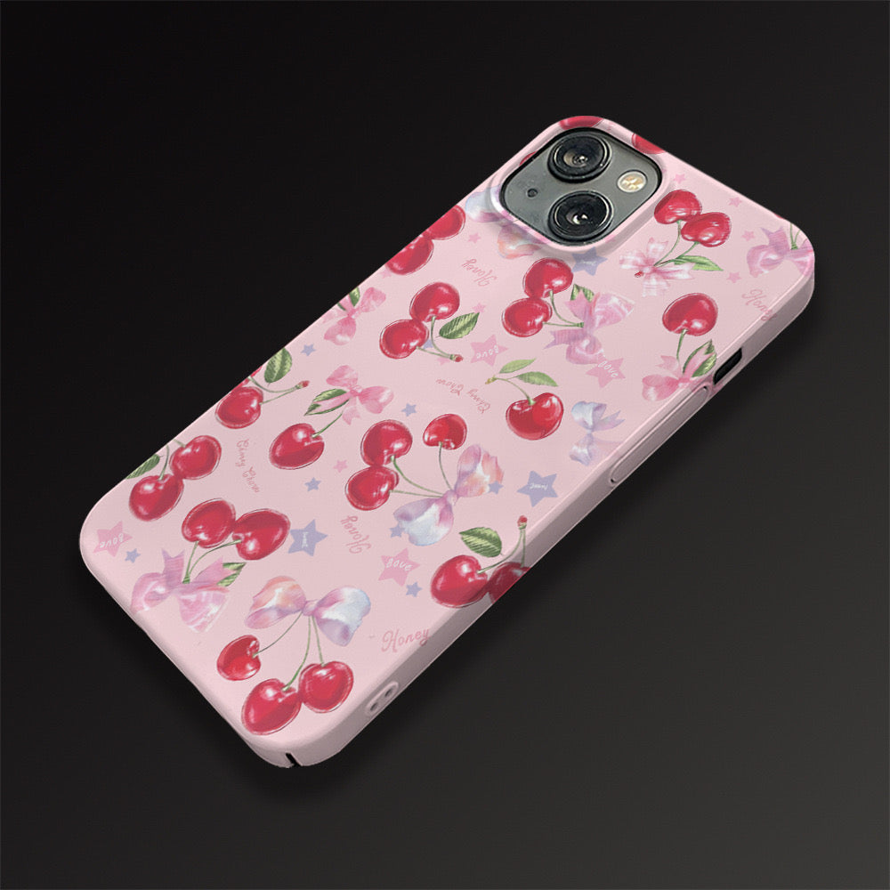 Pink Cherry MagSafe iPhone Case